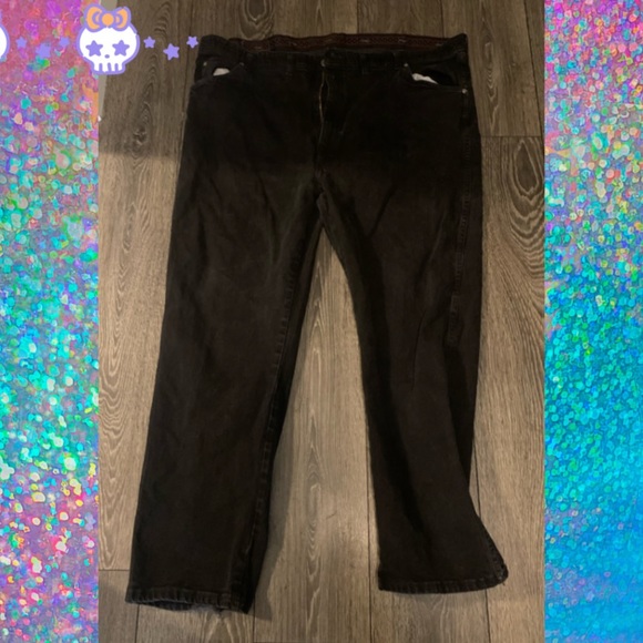Men’s Black Wrangler Jeans - Picture 1 of 3